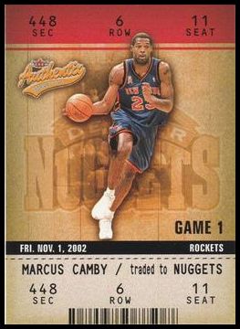 62 Marcus Camby